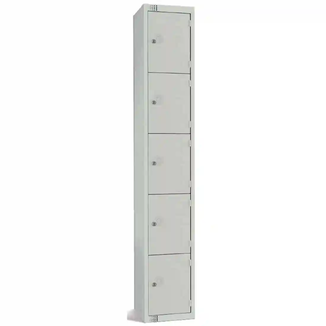 Elite Five Door Coin Return Locker Grey