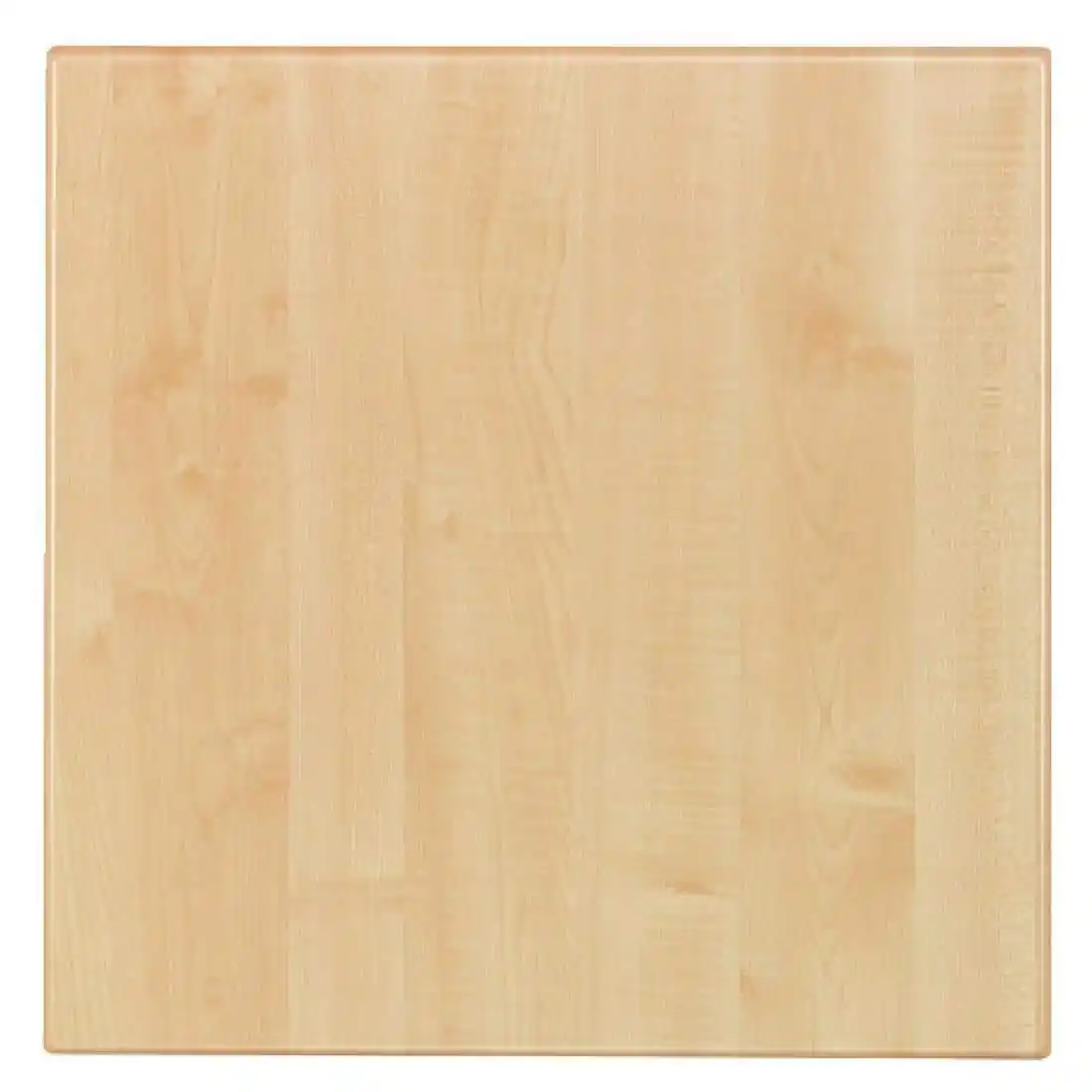 Werzalit Pre-drilled Square Table Top Maple 700mm