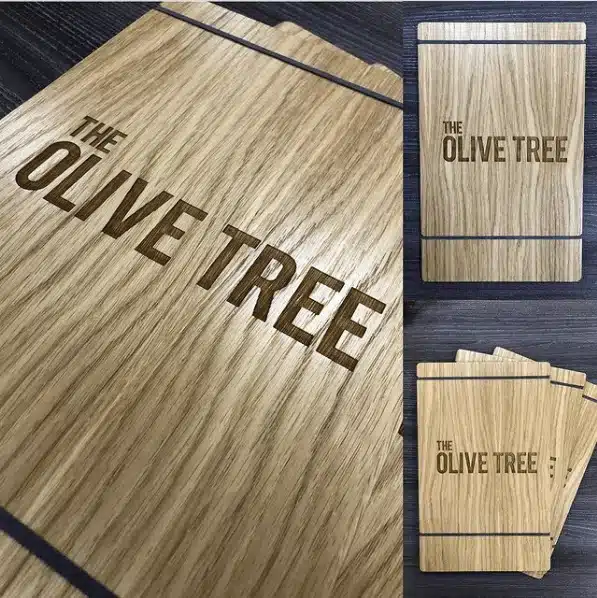 Soho Buckram Menu Covers