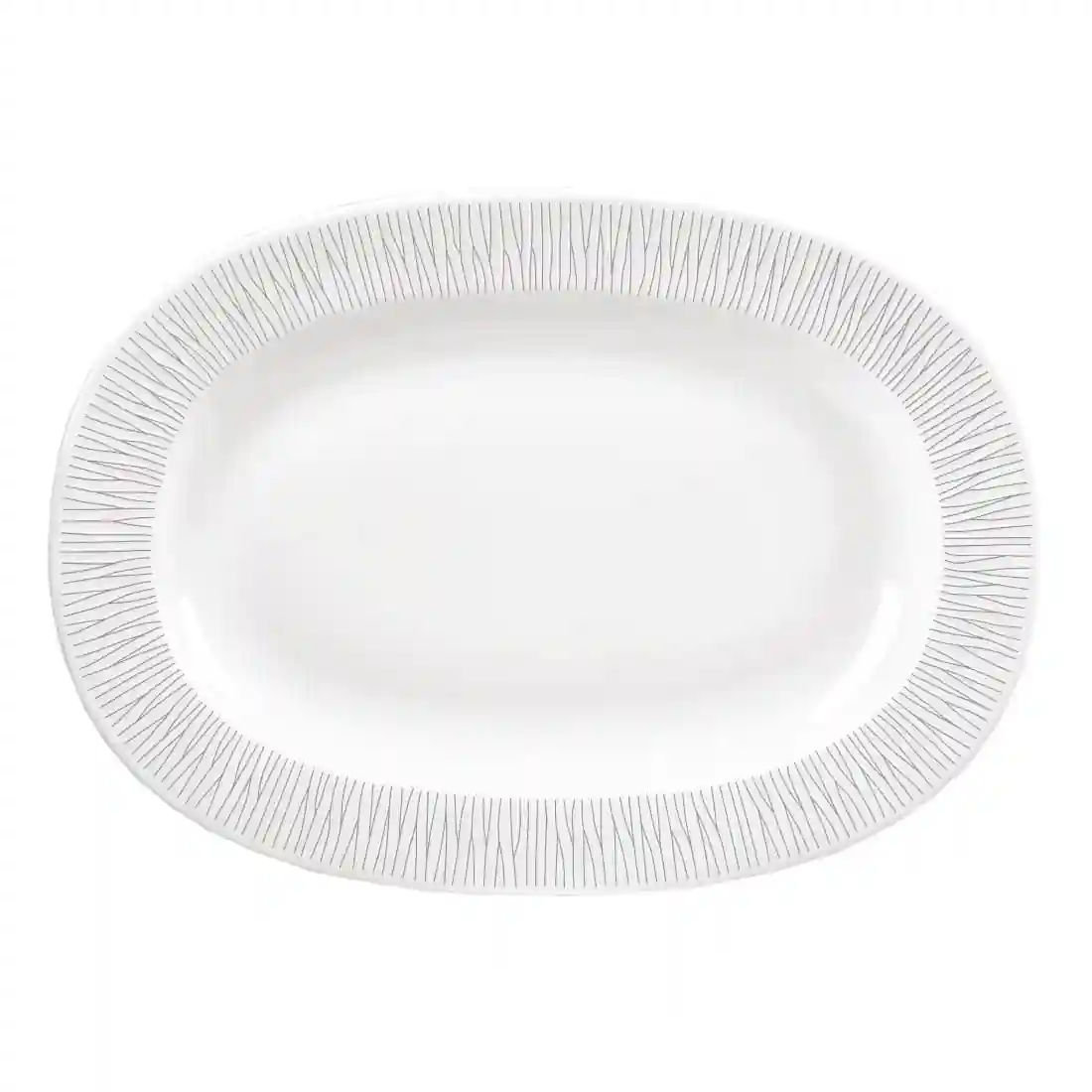 Churchill Bamboo Oval Dish Large Rimmed 330mm