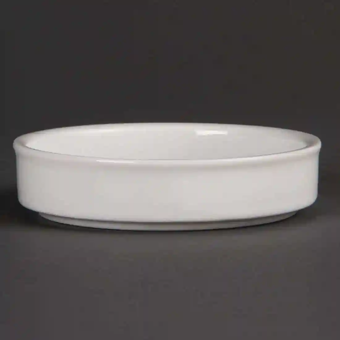 Olympia Mediterranean Stackable Dishes White 102mm