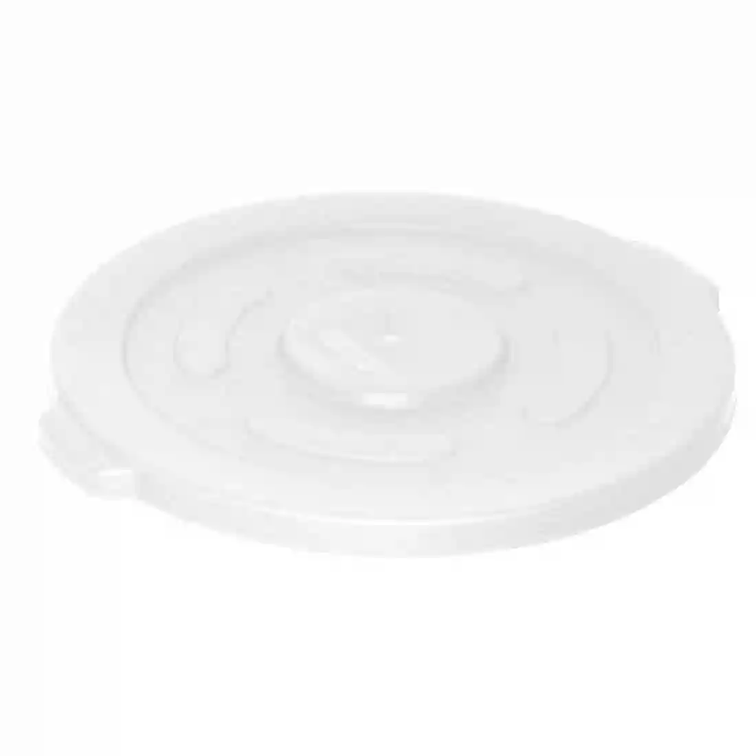 Vogue White Round Container Bin Lid Large