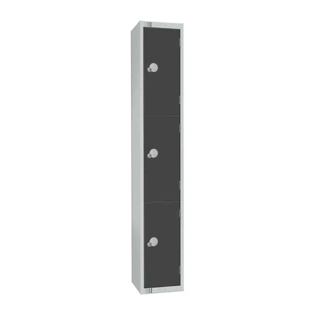 Elite Three Door Manual Combination Locker Locker Graphite Grey