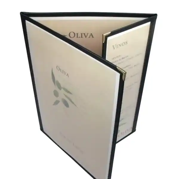 Duo Plastic Menu Covers