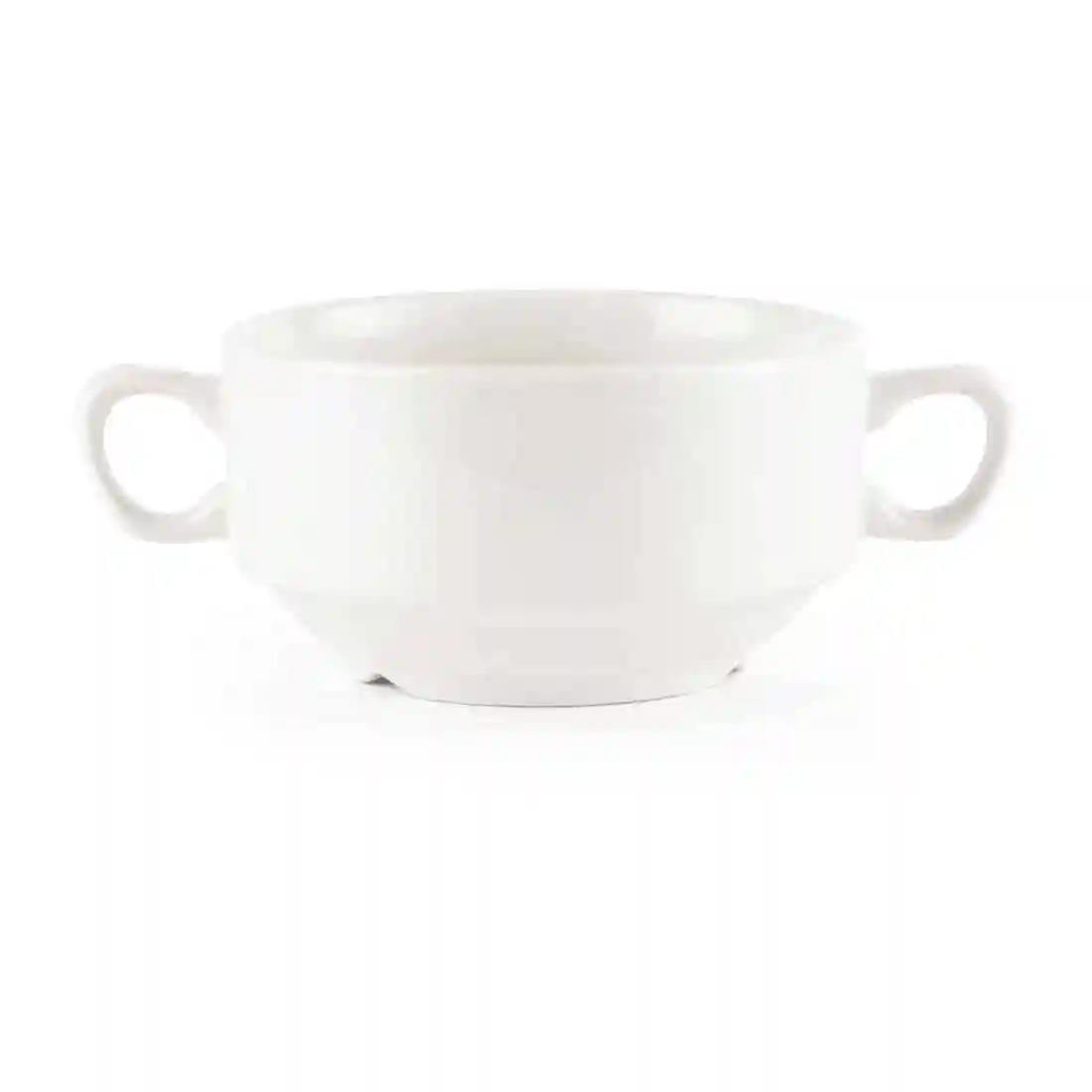 Churchill Whiteware Handled Soup Bowls 398ml