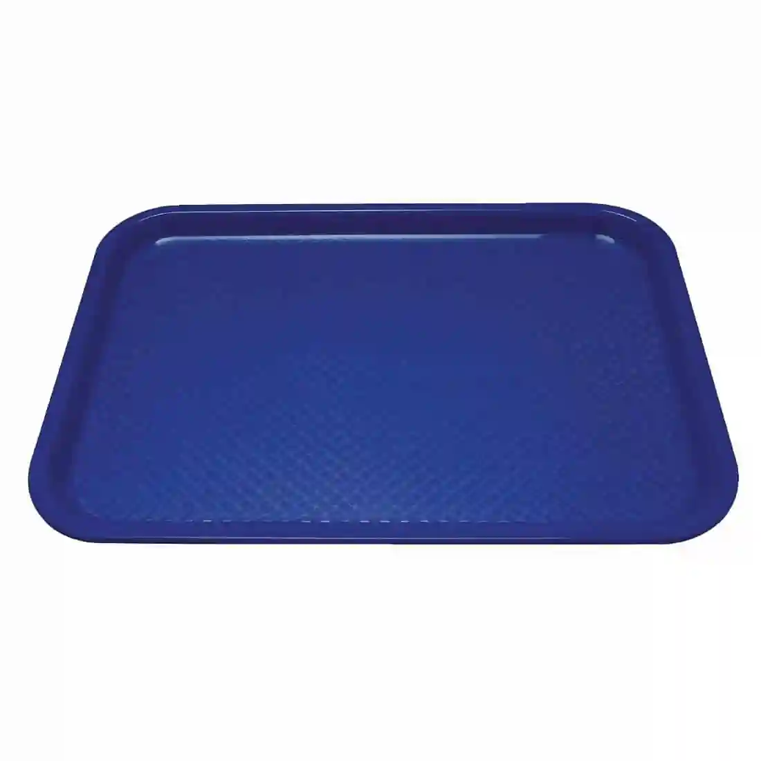 Kristallon Plastic Fast Food Tray Blue Medium