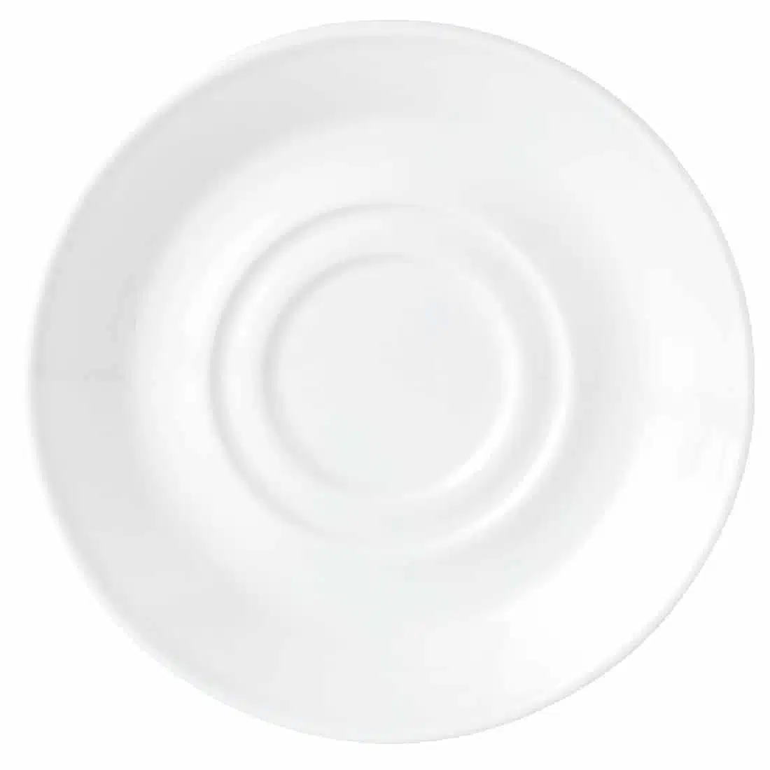 Steelite Simplicity White Low Cup Saucers 165mm