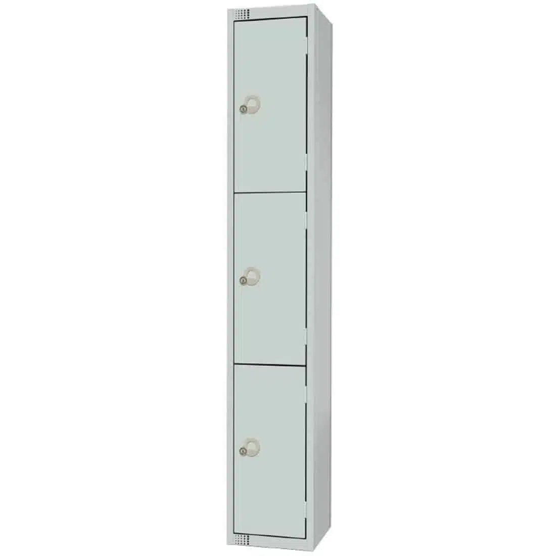 Elite Three Door Manual Combination Locker Locker Grey