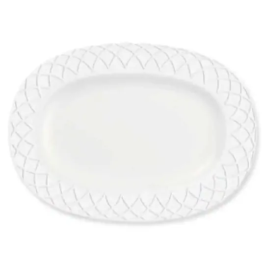 Churchill Alchemy Jardin Rimmed Oval Dishes 207mm