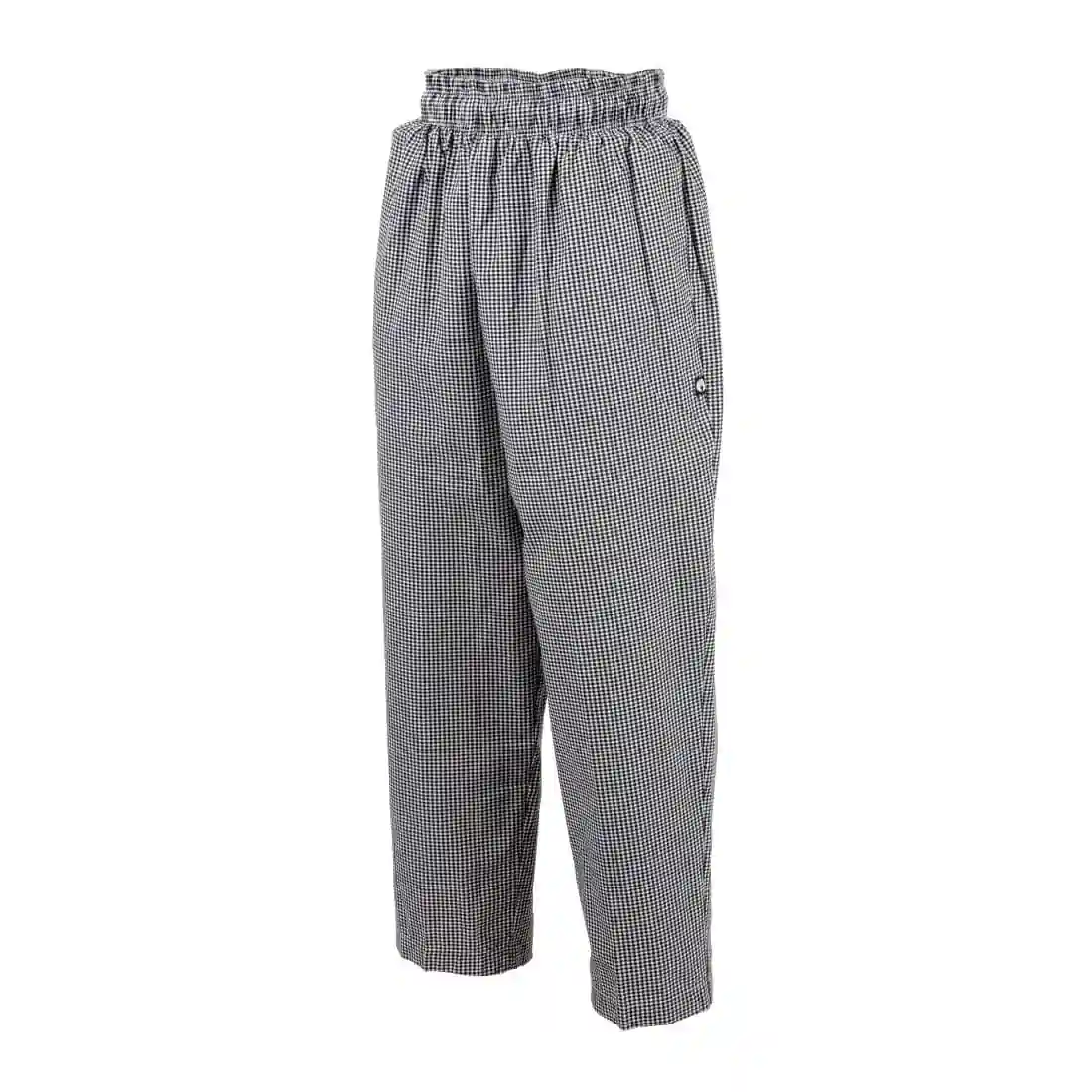 Chef Works Unisex Easyfit Chefs Trousers - Small Black Check - Image 3