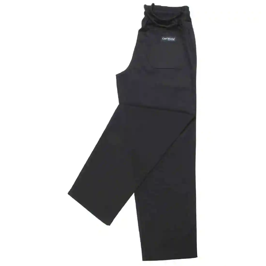 Chef Works Essential Baggy Chefs Trousers Black - Image 3