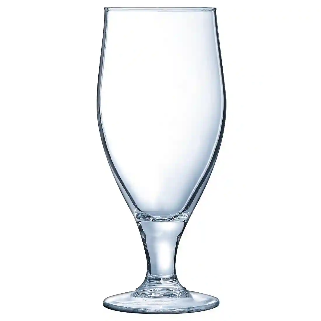 Arcoroc Cervoise Nucleated Stemmed Beer Glasses 320ml CE Marked at 284ml