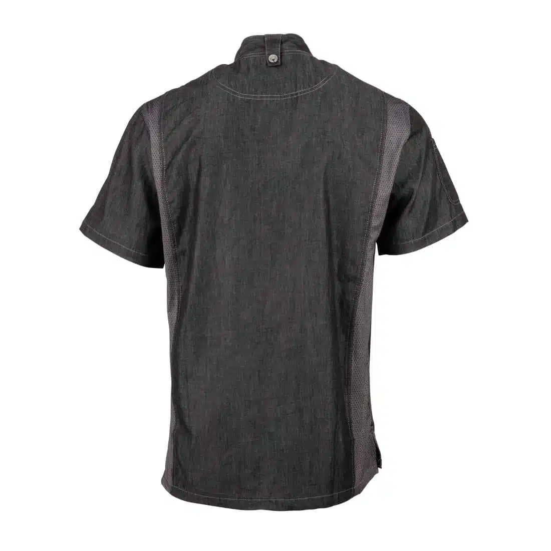 Chef Works Urban Delancey Short Sleeve Denim Chefs Jacket - Image 6