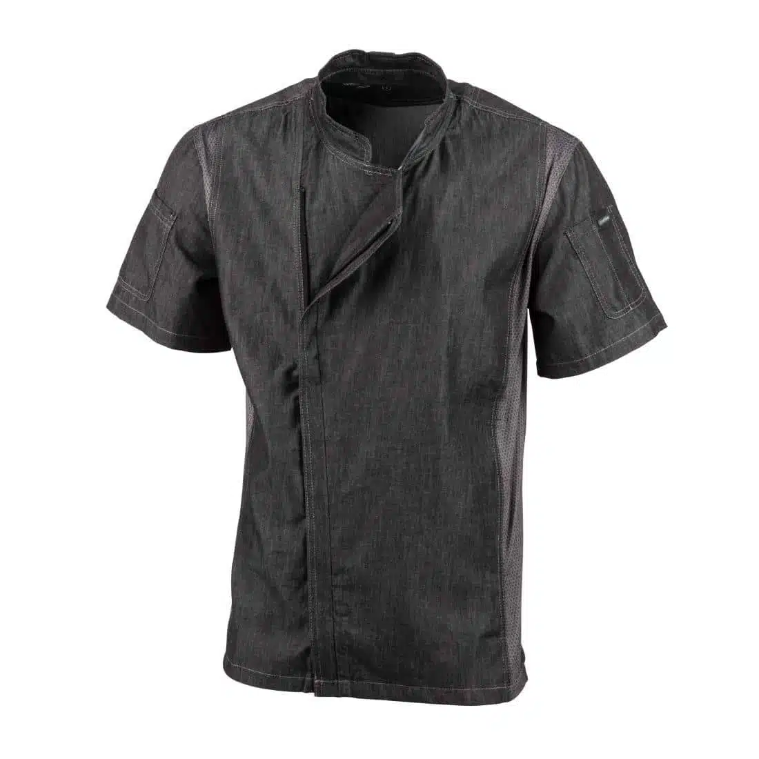 Chef Works Urban Delancey Short Sleeve Denim Chefs Jacket - Image 10