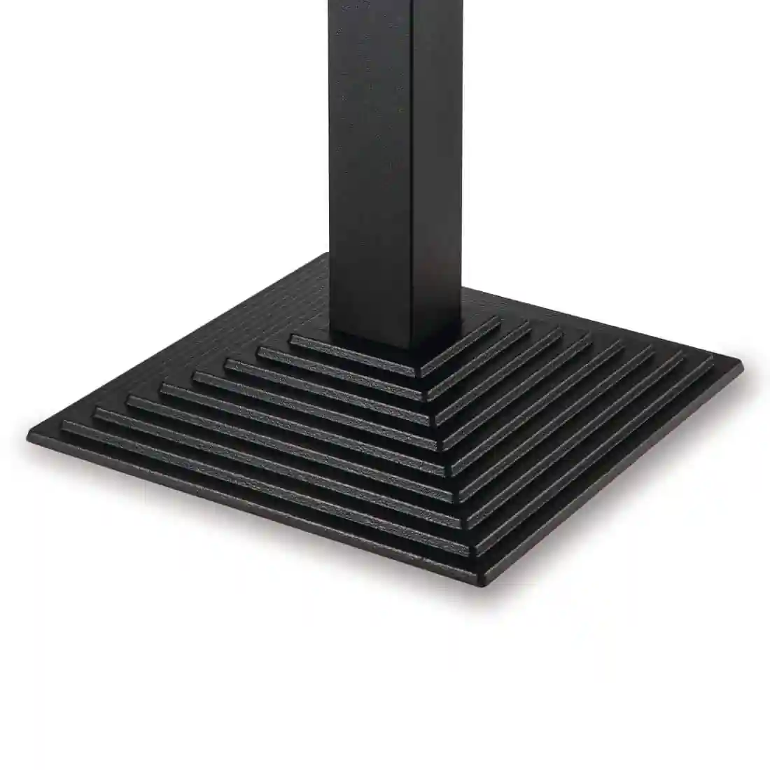 Bolero Cast Iron Step Square Table Base - Image 5