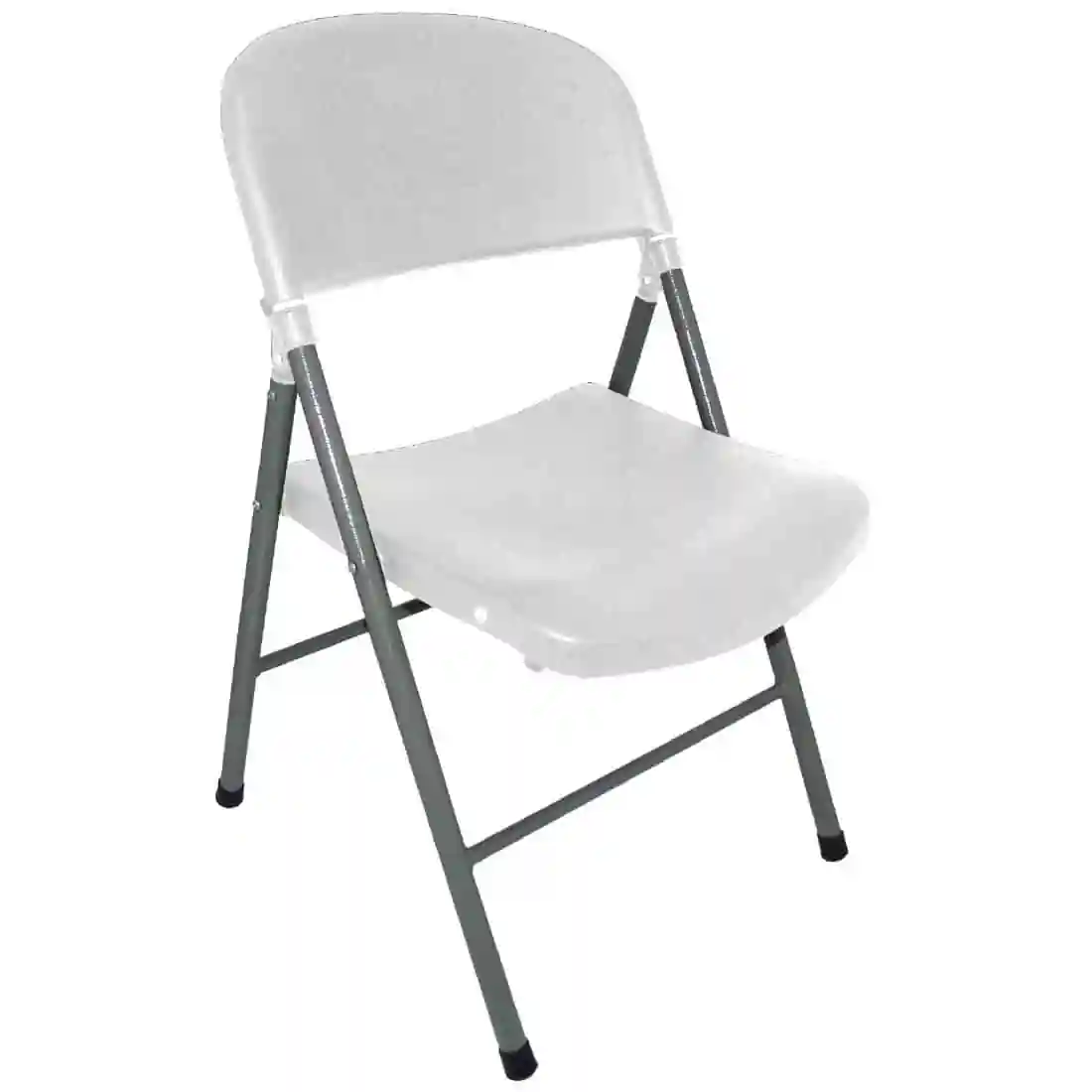 Bolero Foldaway Utility Chairs White (Pack of 2) - Image 1