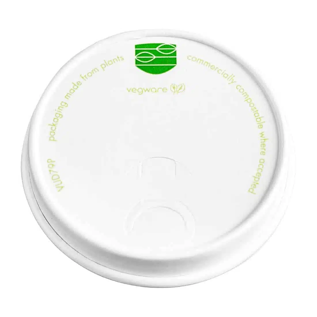 Vegware Compostable 79-Series Paper Hot Cup Lid (Pack of 1000) - Image 1