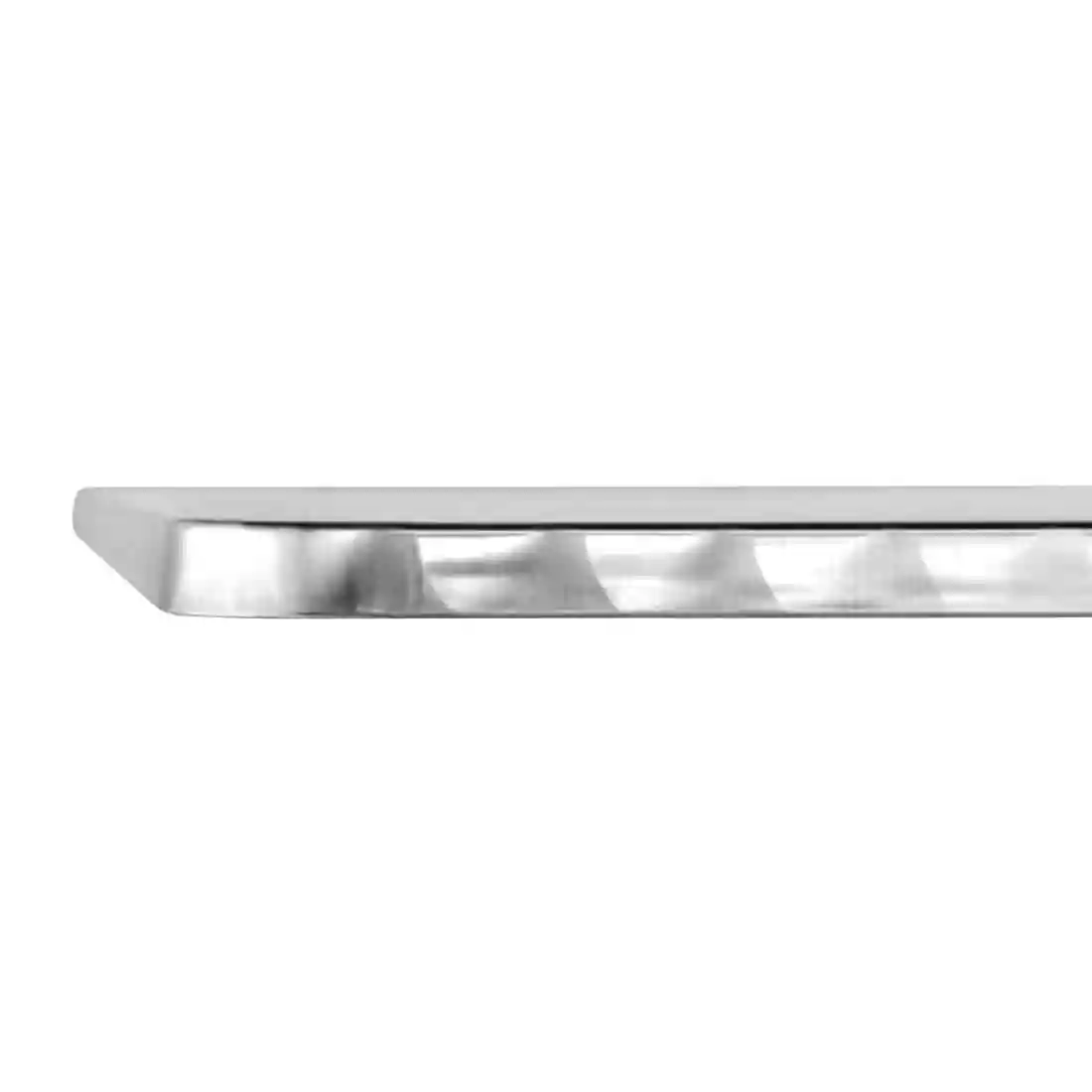 Bolero Square Stainless Steel Bistro Table 700mm - Image 3