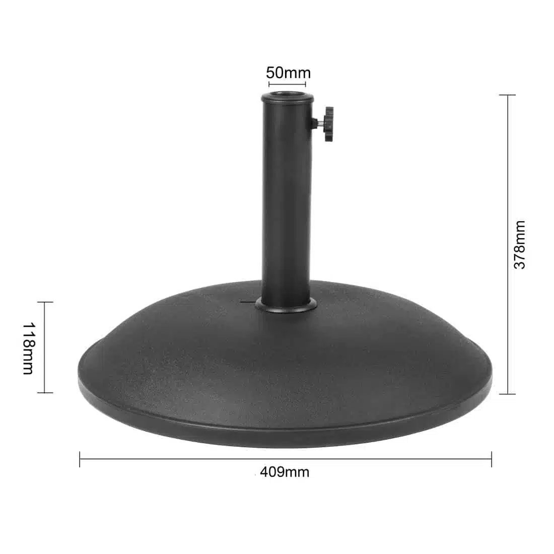 Bolero Concrete Parasol Base 20KG - Image 5