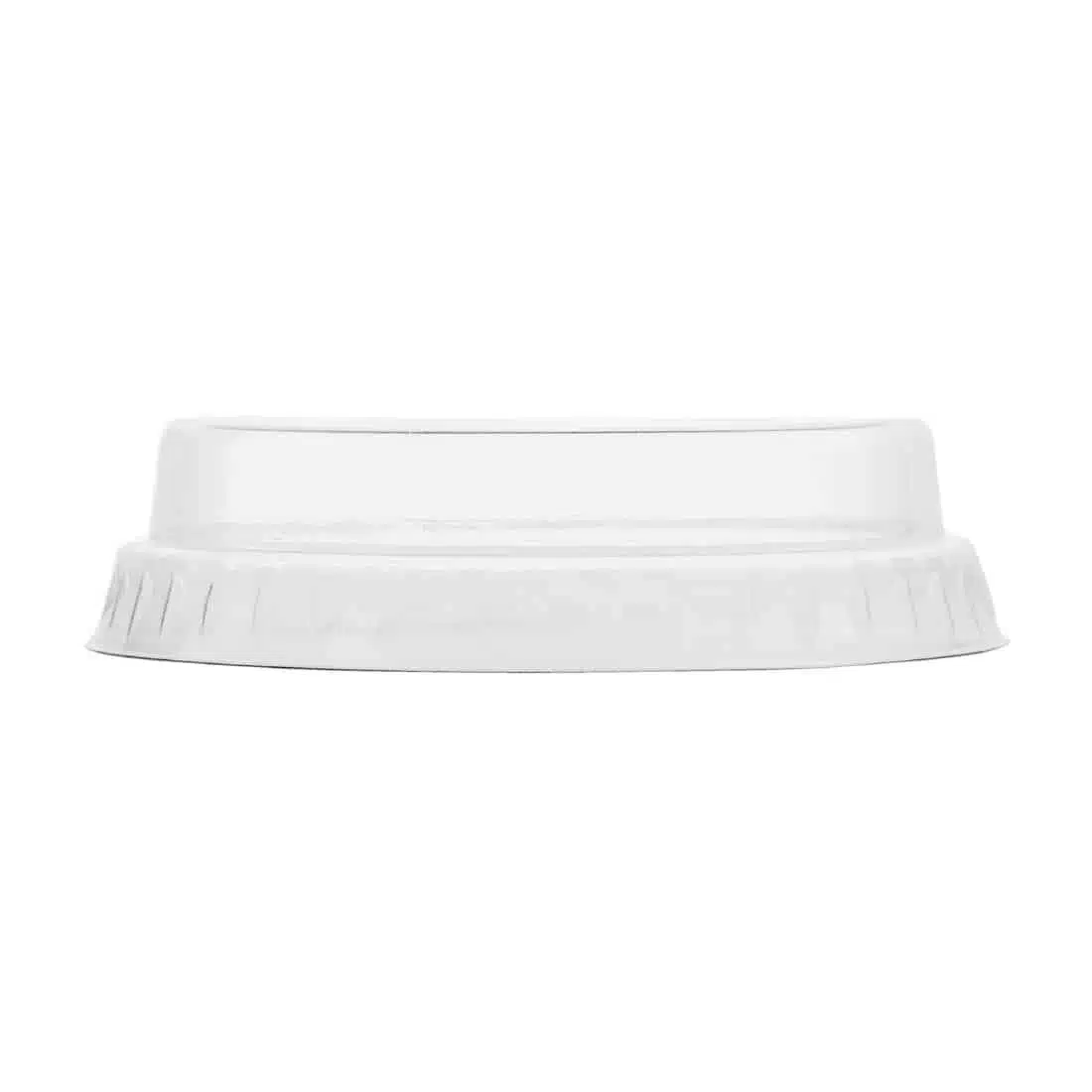 Vegware Compostable Flat Lids With No Hole 200ml / 7oz (Pack of 1000) - Image 1