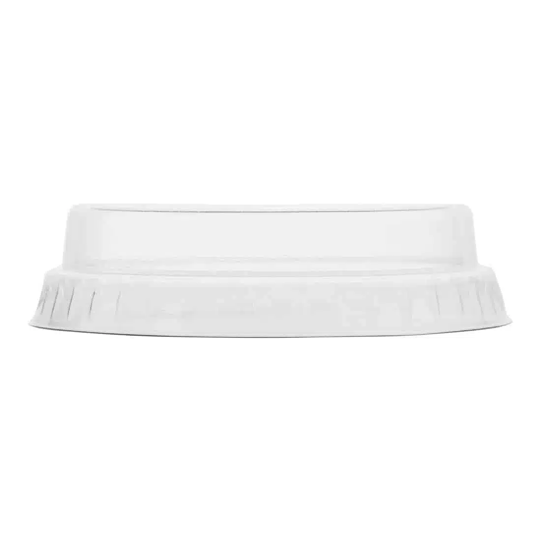 Vegware Compostable Flat Lids With No Hole 200ml / 7oz (Pack of 1000) - Image 2