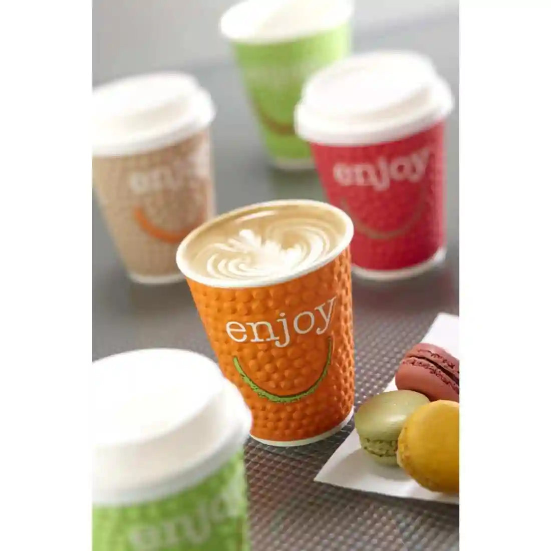 Huhtamaki Enjoy Double Wall Disposable Hot Cups 225ml / 8oz (Pack of 875) - Image 12