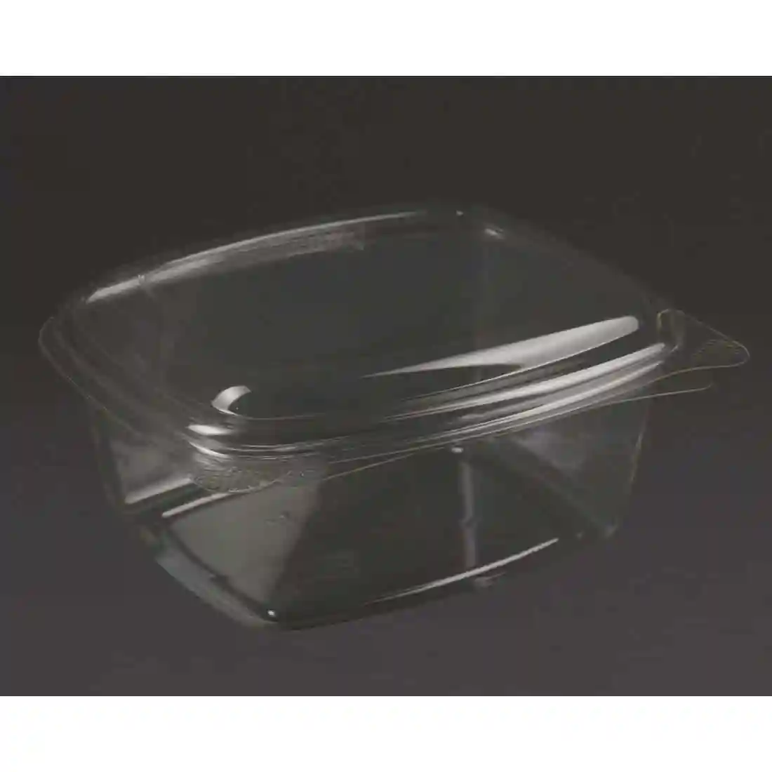 Vegware Compostable PLA Hinged-Lid Deli Containers 473ml / 16oz (Pack of 300) - Image 1