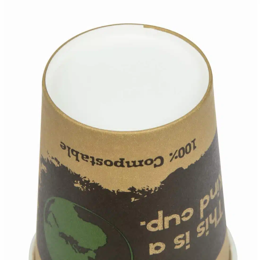 Fiesta Compostable Coffee Cups Single Wall 8oz (Pack of 50) - Image 4