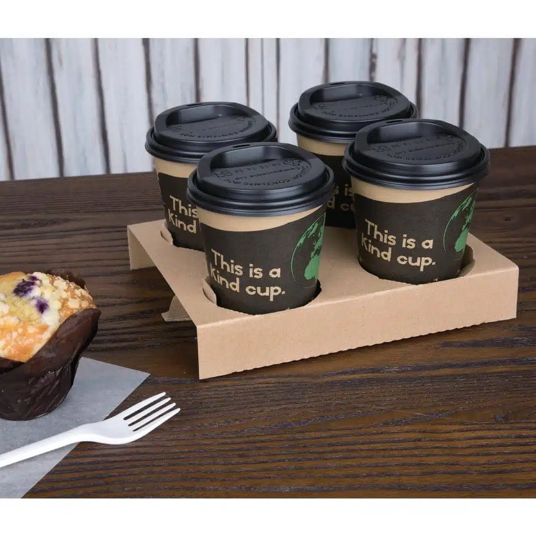 Fiesta Compostable Coffee Cups Single Wall 12oz (Pack of 50) - Image 7