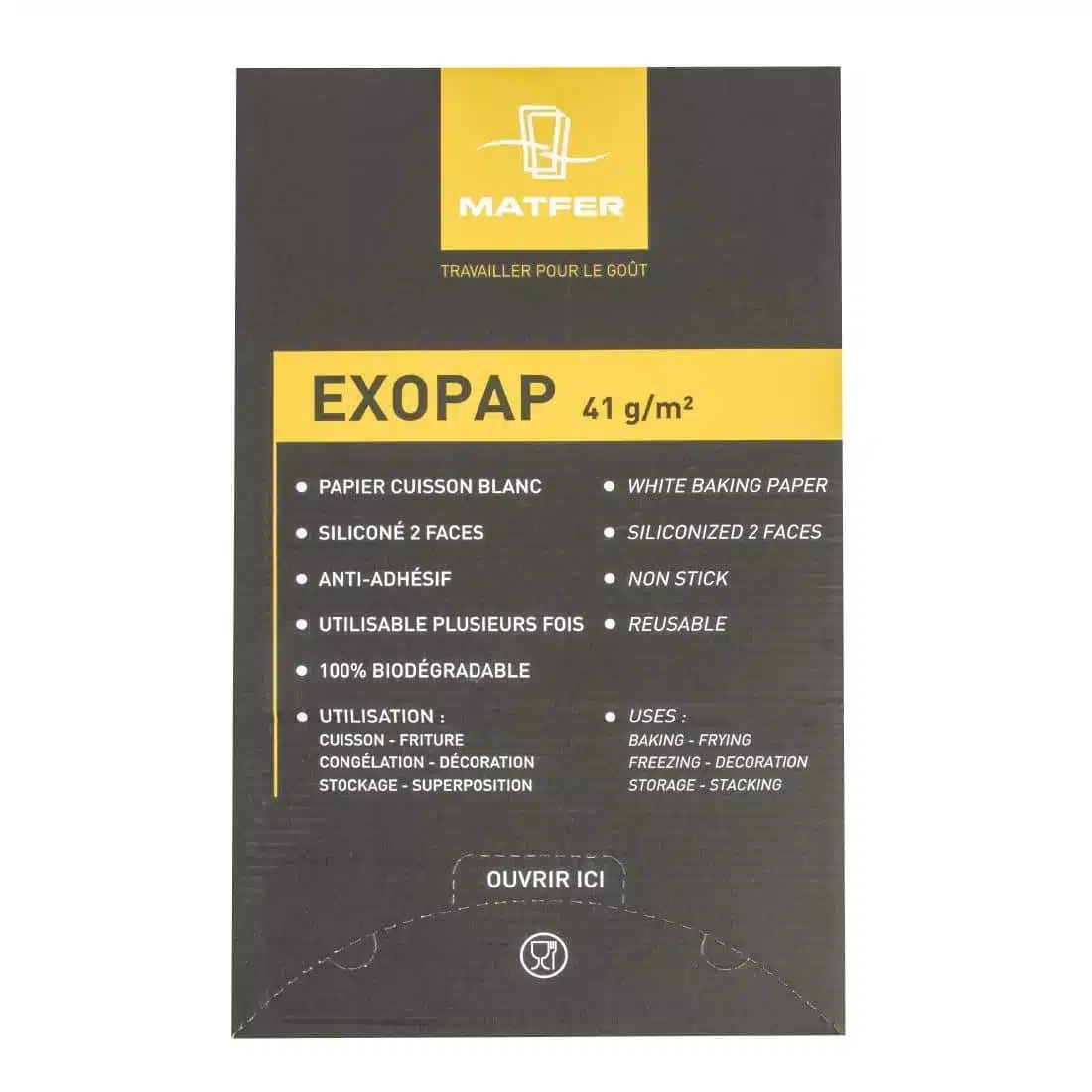 Matfer Bourgeat Exopap Baking Paper 325 x 530mm (Pack of 500) - Image 2