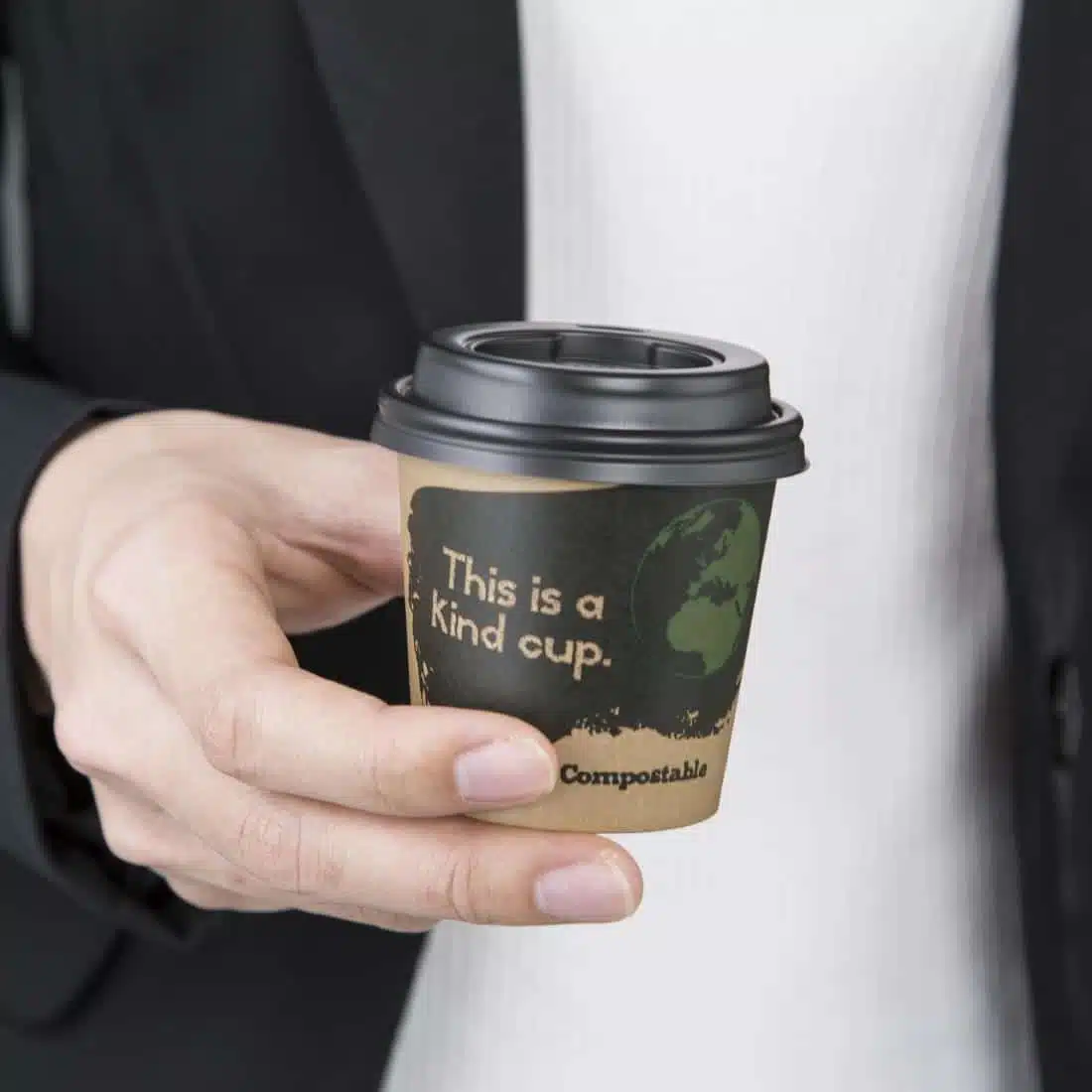Fiesta Compostable Espresso Cups Single Wall 113ml (Pack of 50) - Image 11