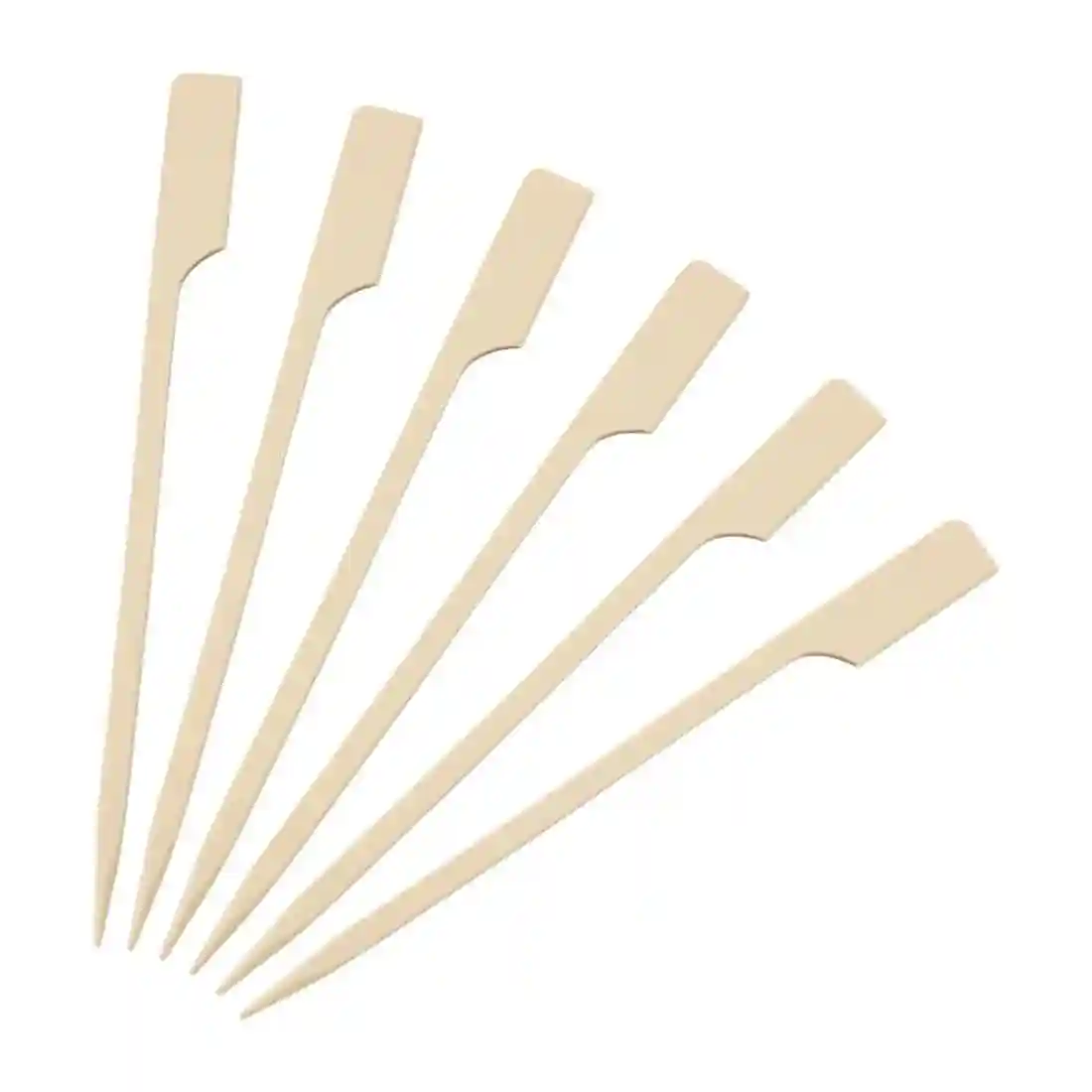 Fiesta Compostable Bamboo Paddle Skewers 120mm (Pack of 100) - Image 2