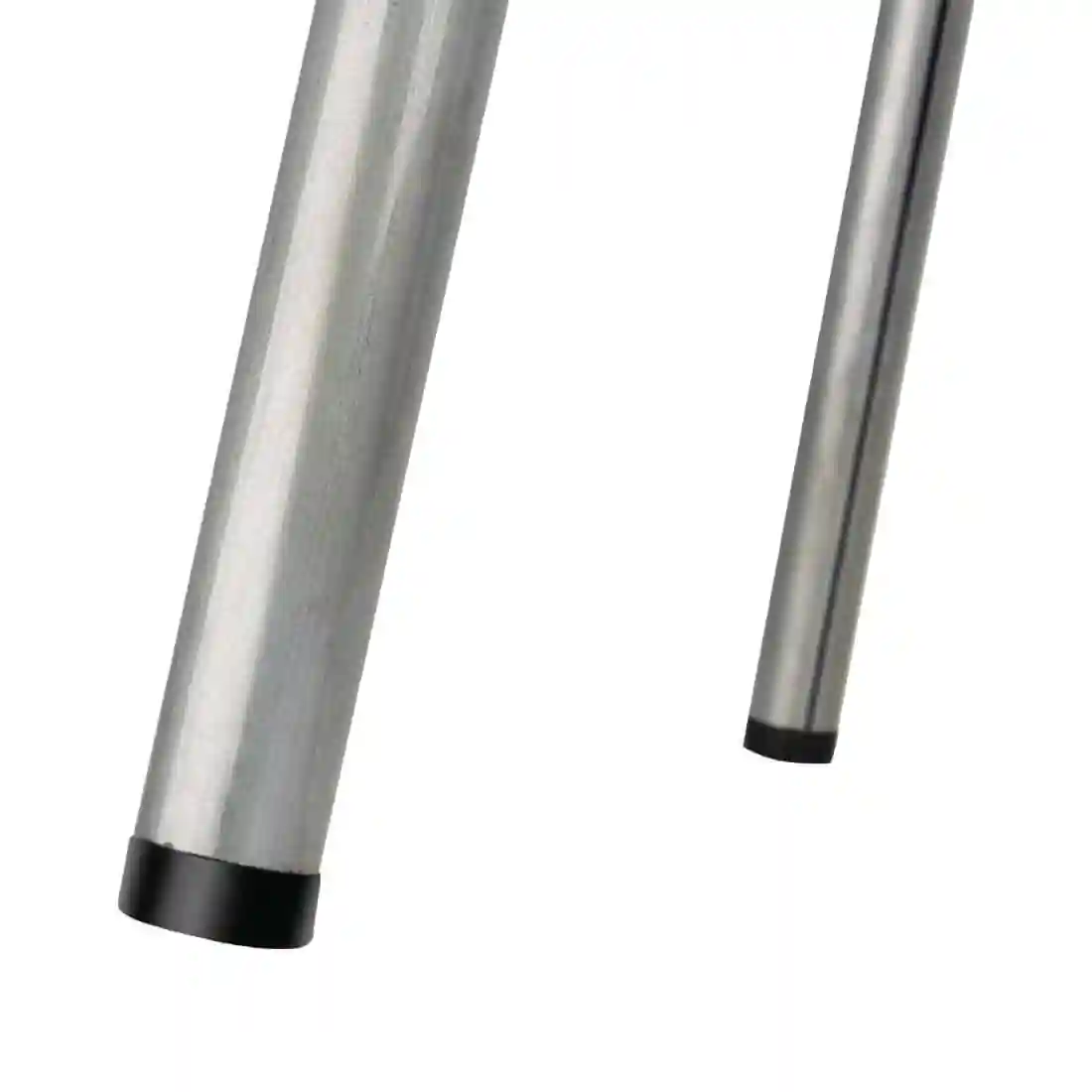 Bolero Galvanised Steel Low Stools with Wooden Seatpad (Pack of 4) - Image 5