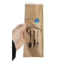 Kraft Recyclable Sealable Paper Cutlery Bags (Pack of 2000) - Image 7