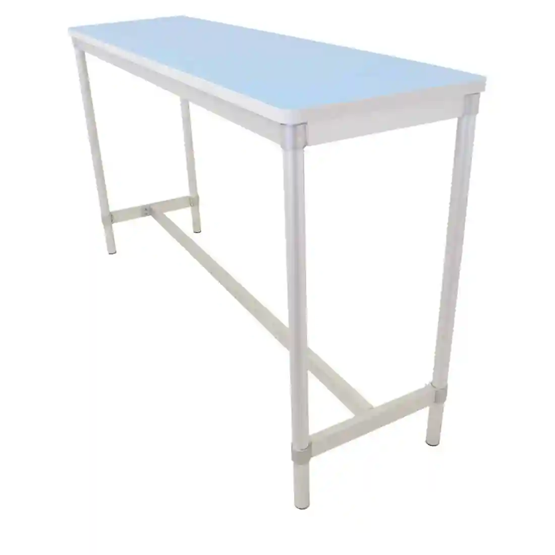 Gopak Enviro Indoor Pastel Blue Rectangle Poseur Table 1200mm - Image 1