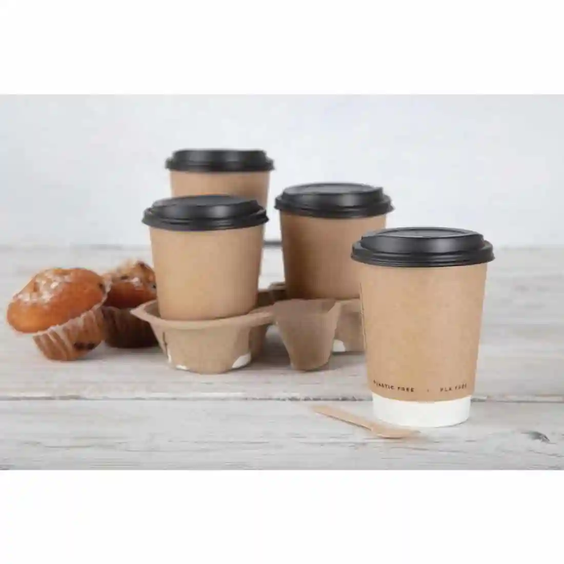 Fiesta Compostable Wooden Teaspoons (Pack of 100) - Image 5