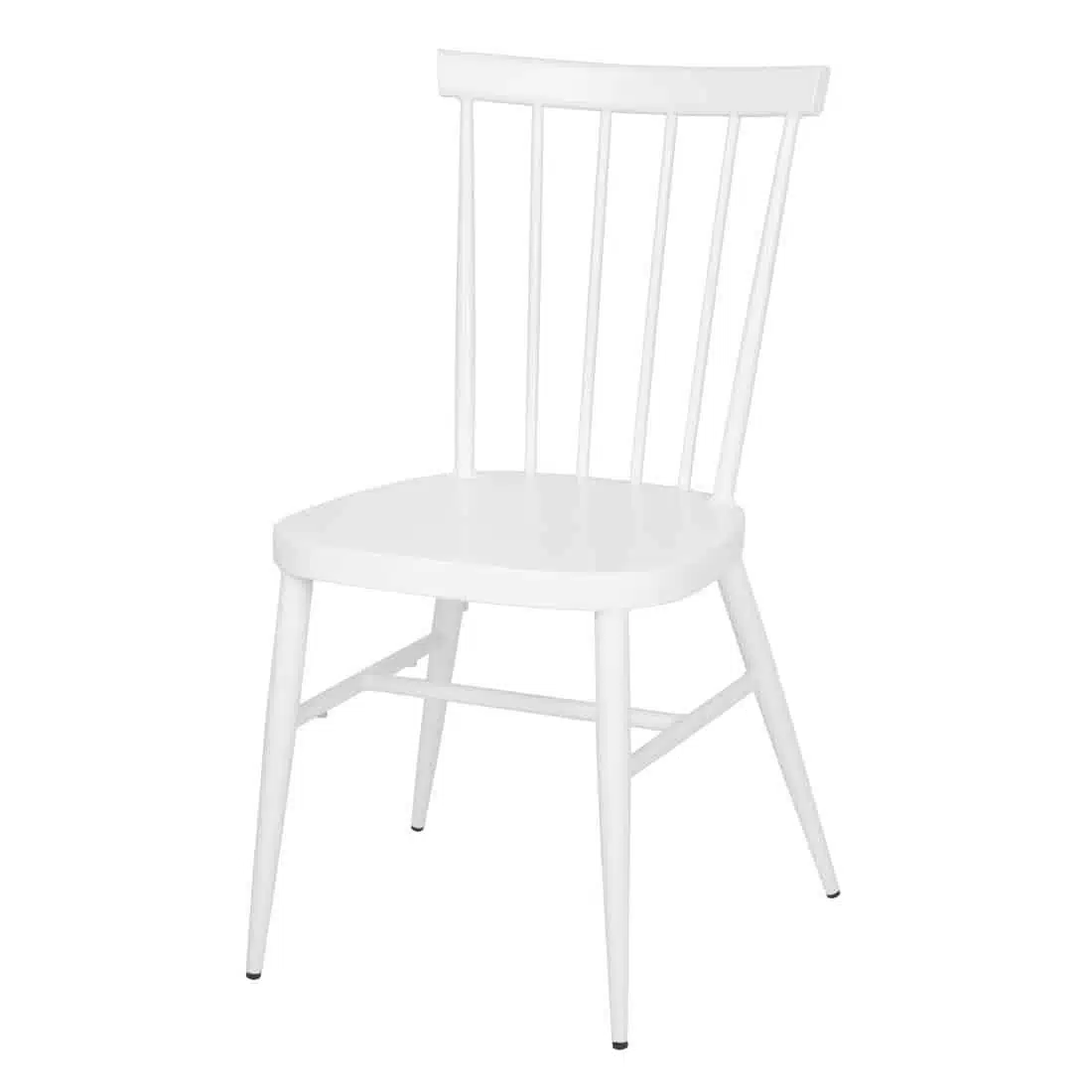 Bolero Windsor Aluminium White Chairs White (Pack of 4) - Image 1