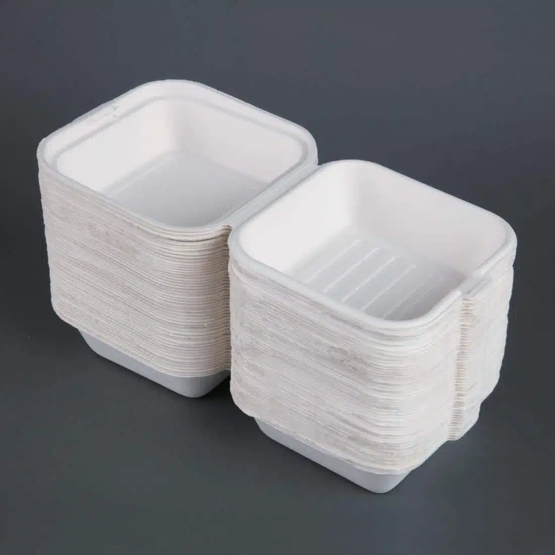 Fiesta Compostable Bagasse Burger Boxes with Bottom Ridges 153mm (Pack of 500) - Image 8
