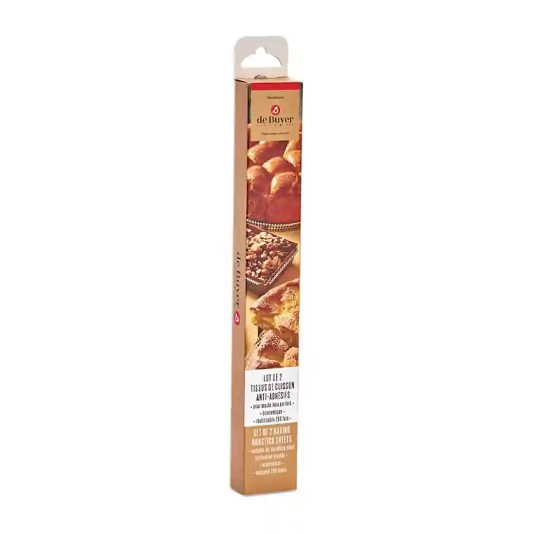 De Buyer Special Non-stick Baking Sheet for 48cm GEO Forme Mould (Pack 2) - Image 2