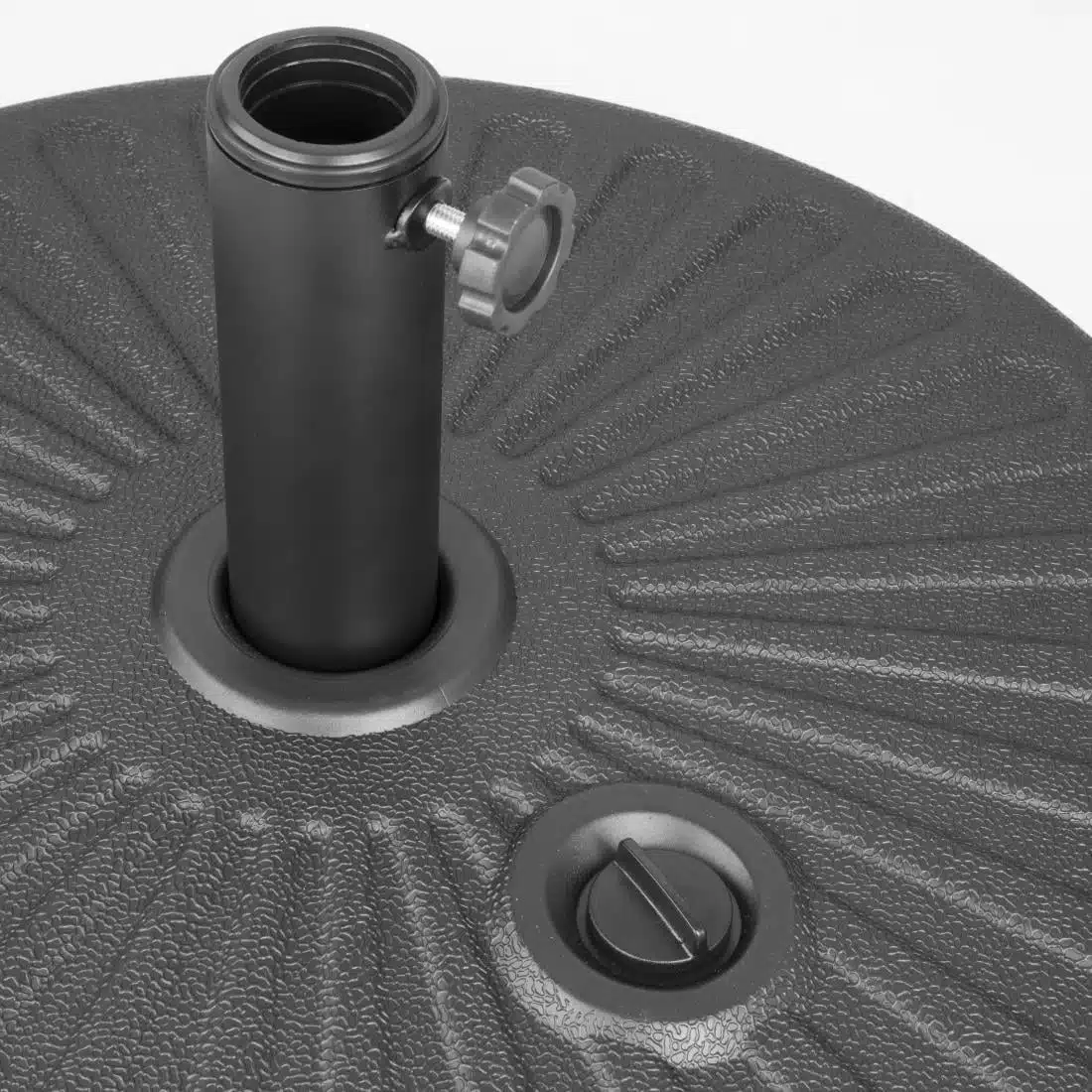 Bolero Black Plastic Parasol Base 40Ltr (filled) - Image 3