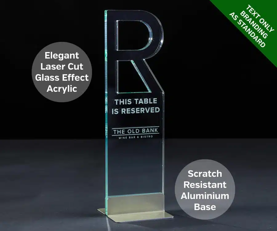Emerald Reserved Table Sign - Image 1