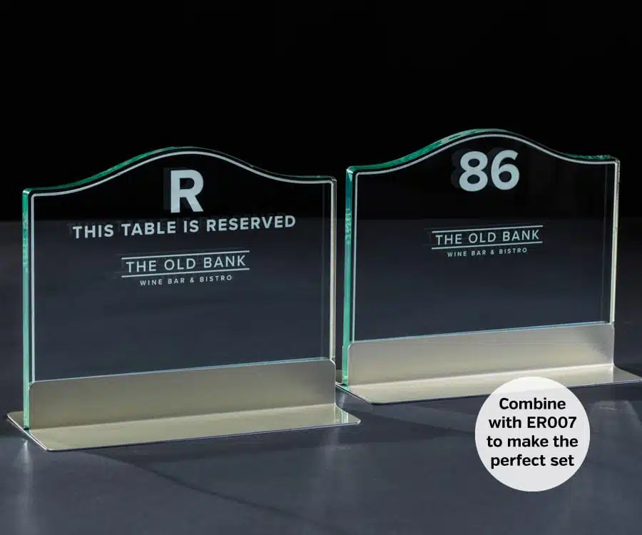 Emerald Monument Reserved Table Notice - Image 2