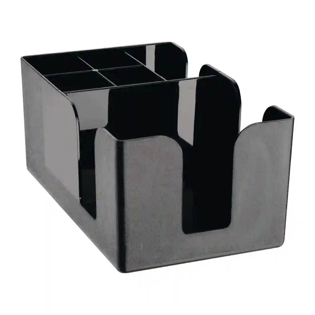 Olympia Kristallon Plastic Bar Caddy Black - Image 3