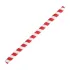 Fiesta Compostable Paper Smoothie Straws Red Stripes (Pack of 250)