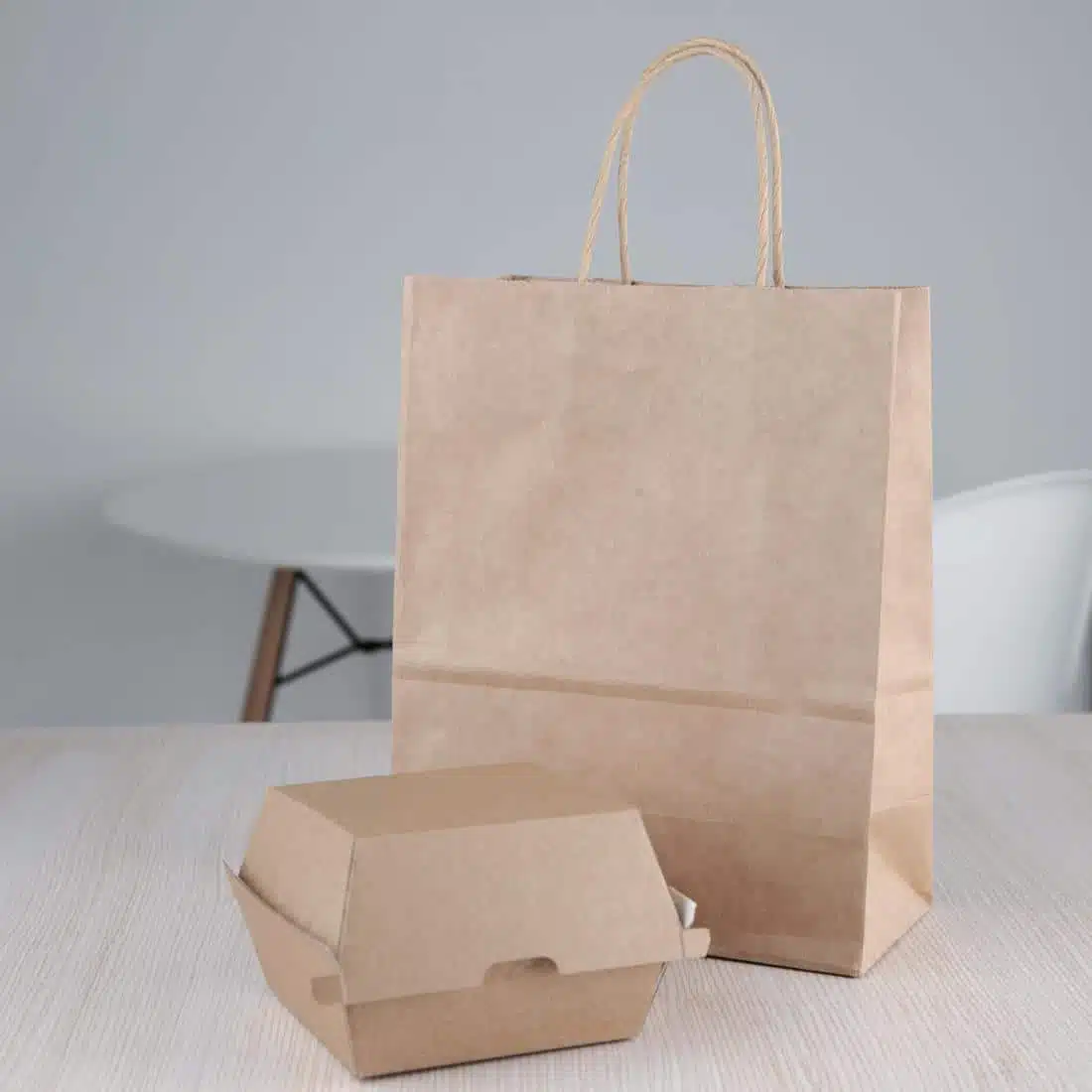 Fiesta Compostable Kraft Burger Boxes Small 105mm (Pack of 200) - Image 5