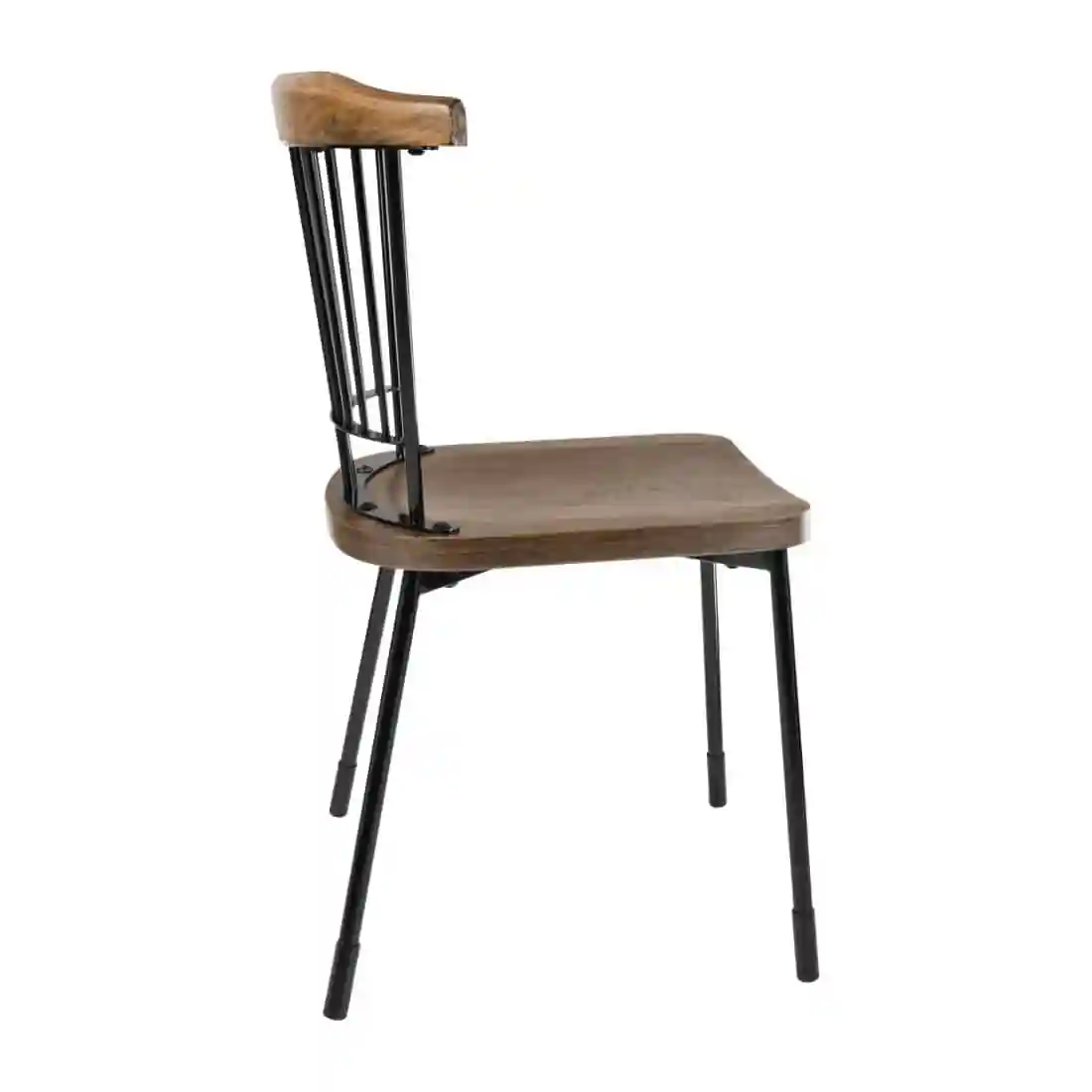Bolero Scandi Side Chairs Black (Pack of 2) - Image 2