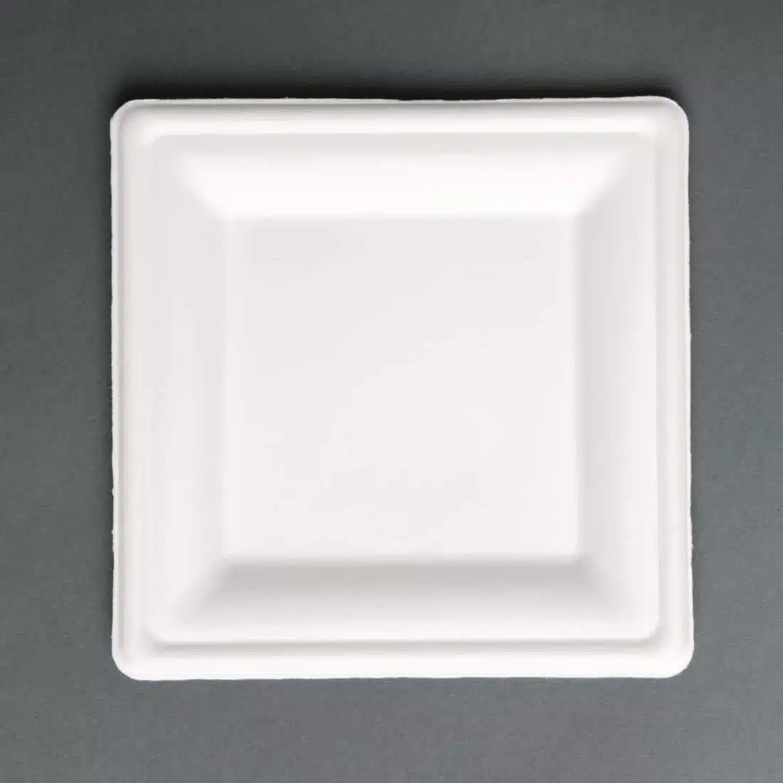 Fiesta Compostable Bagasse Square Plates 204mm (Pack of 50) - Image 1