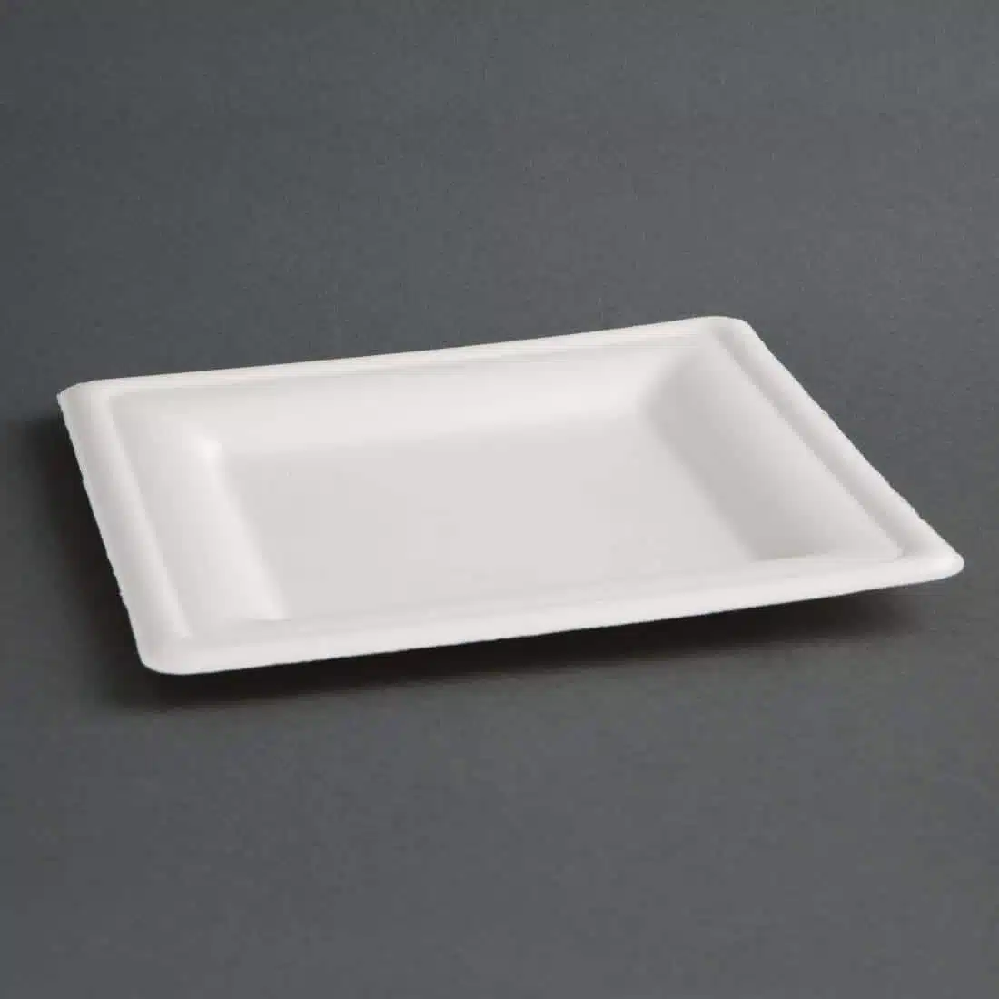 Fiesta Compostable Bagasse Square Plates 204mm (Pack of 50) - Image 2