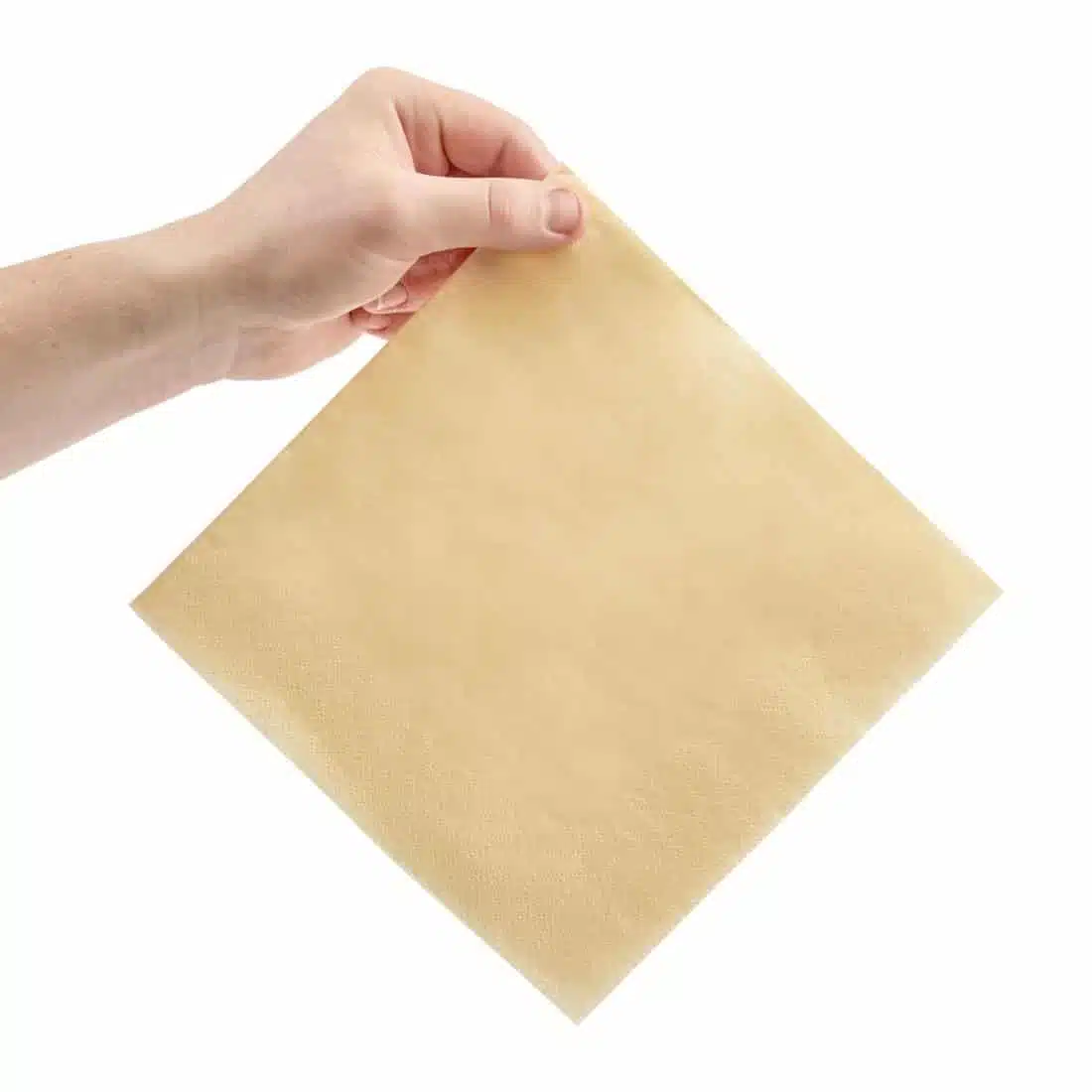 Fiesta Recyclable Dinner Napkin Cream 40x40cm 2ply 1/4 Fold (Pack of 2000) - Image 3
