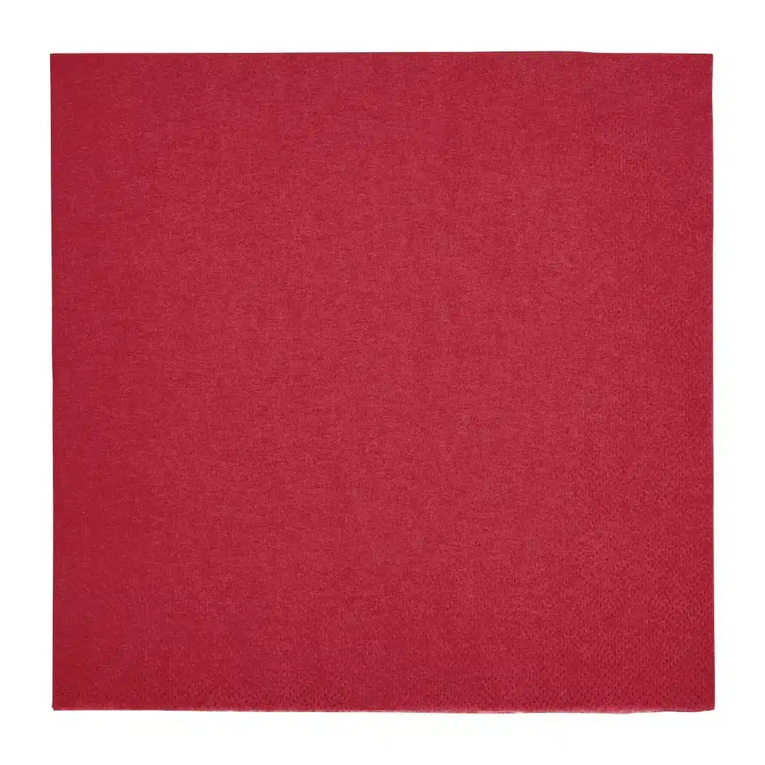 Fiesta Recyclable Dinner Napkin Bordeaux 40x40cm 2ply 1/4 Fold (Pack of 2000) - Image 1